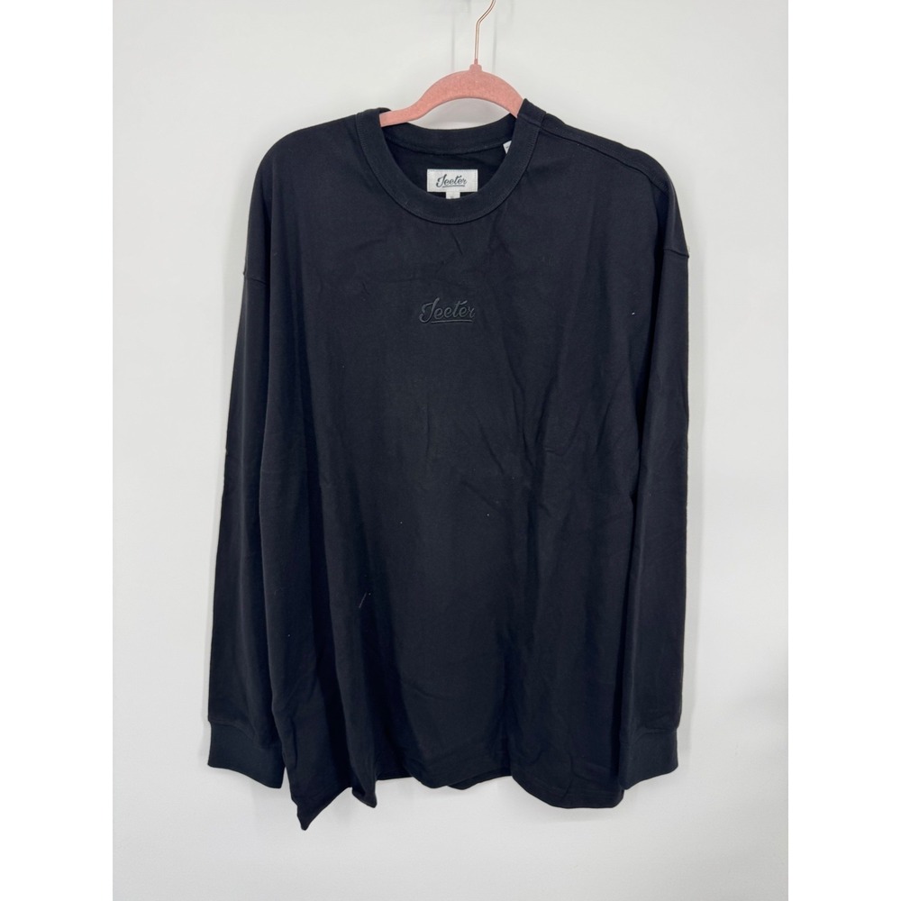 NWT Jeeter CLSSC23 T-Shirt Men's XL Black 100% Cotton Round Neck Pullover Summer